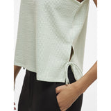VILA VILA dame top VISTRIPLO Top Silt Green Stripes BIRCH