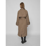 VILA VILA dame trenchcoat VIVIANNA Restudsalg Brown Lentil