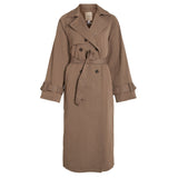 VILA VILA dame trenchcoat VIVIANNA Restudsalg Brown Lentil