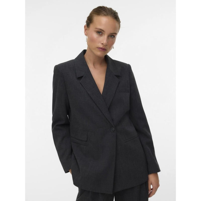 Vero Moda Vero Moda Dame Blazer VMBESTIE Blazer Dark grey melange