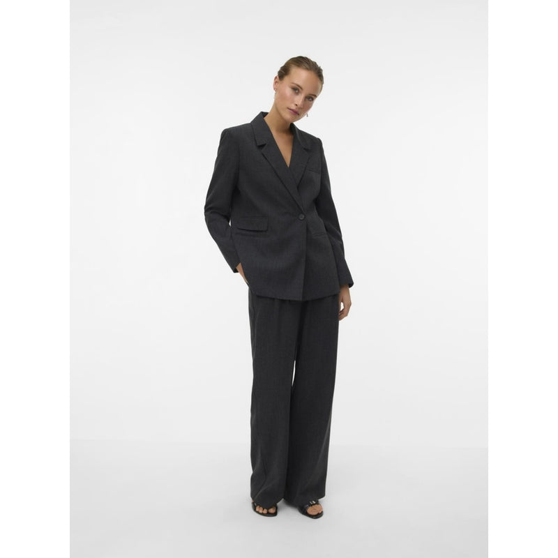Vero Moda Vero Moda Dame Blazer VMBESTIE Blazer Dark grey melange