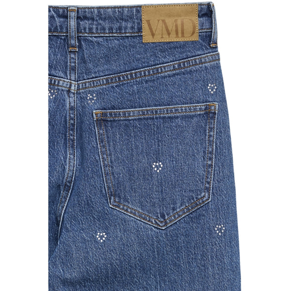 Vero Moda Vero Moda Dame Jeans VMTESSA WIDE RHINE HEARTS Jeans Medium Blue Denim Detail:RA360
