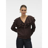 Vero Moda Vero Moda dame bluse VMLIZZI Blouse Chocolate Torte