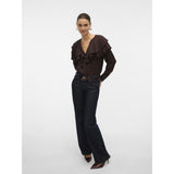 Vero Moda Vero Moda dame bluse VMLIZZI Blouse Chocolate Torte