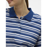 Vero Moda Vero Moda dame bluse VMMAREN Blouse Navy Peony Snow White