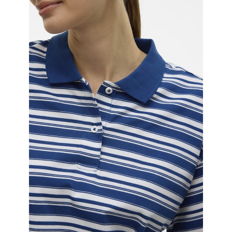 Vero Moda Vero Moda dame bluse VMMAREN Blouse Navy Peony Snow White