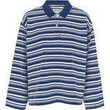 Vero Moda Vero Moda dame bluse VMMAREN Blouse Navy Peony Snow White
