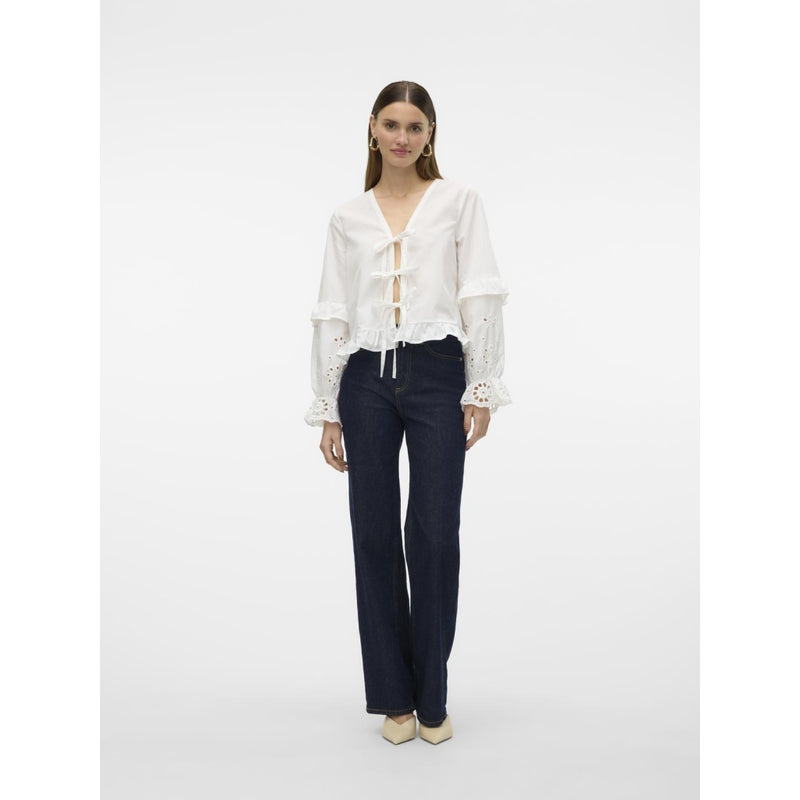 Vero Moda Vero Moda dame bluse VMSEHRA Blouse Snow white