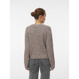 Vero Moda Vero Moda dame cardigan VMNOVAH Cardigan Brown Lentil MELANGE