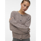 Vero Moda Vero Moda dame cardigan VMNOVAH Cardigan Brown Lentil MELANGE