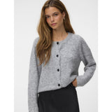 Vero Moda Vero Moda dame cardigan VMNOVAH Cardigan Medium grey melange