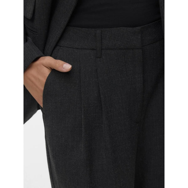 Vero Moda Vero Moda dame habitbukser VMBESTIE Pant Dark grey melange
