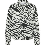 Vero Moda Vero Moda dame jakke VMBELLE Jacket Bright White Black Zebra