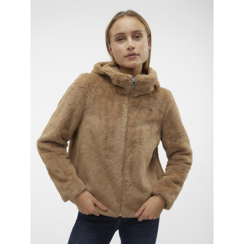 Vero Moda Vero Moda dame jakke VMSONJAHOODIE Jacket Tigers Eye