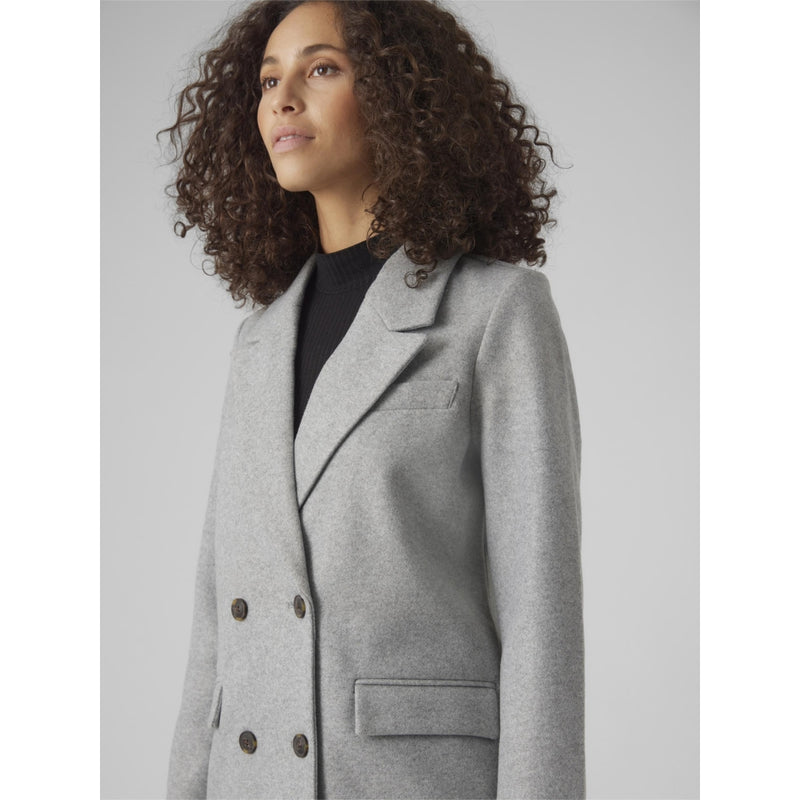 Vero Moda Vero Moda dame jakke VMVINCEAURA Restudsalg Light Grey Melange