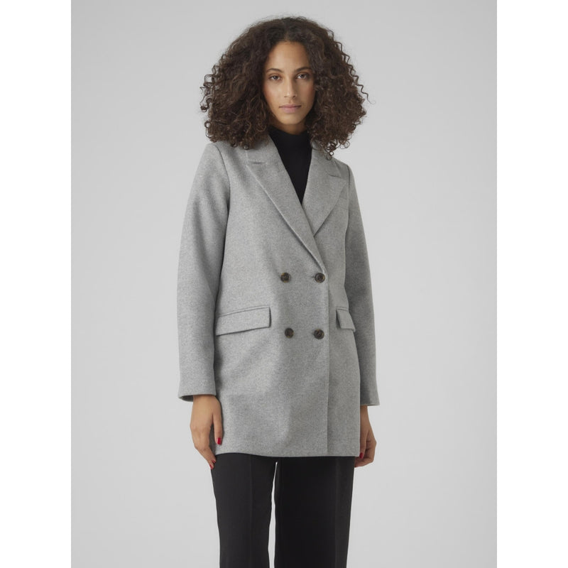 Vero Moda Vero Moda dame jakke VMVINCEAURA Restudsalg Light Grey Melange