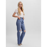 Vero Moda Vero Moda dame jeans VMKITHY Restudsalg Medium blue denim
