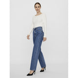 Vero Moda Vero Moda dame jeans VMKITHY Restudsalg Medium blue denim