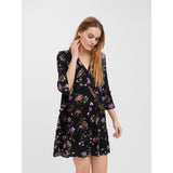Vero Moda Vero Moda dame kjole VMEASY Dress Black Aop Mille