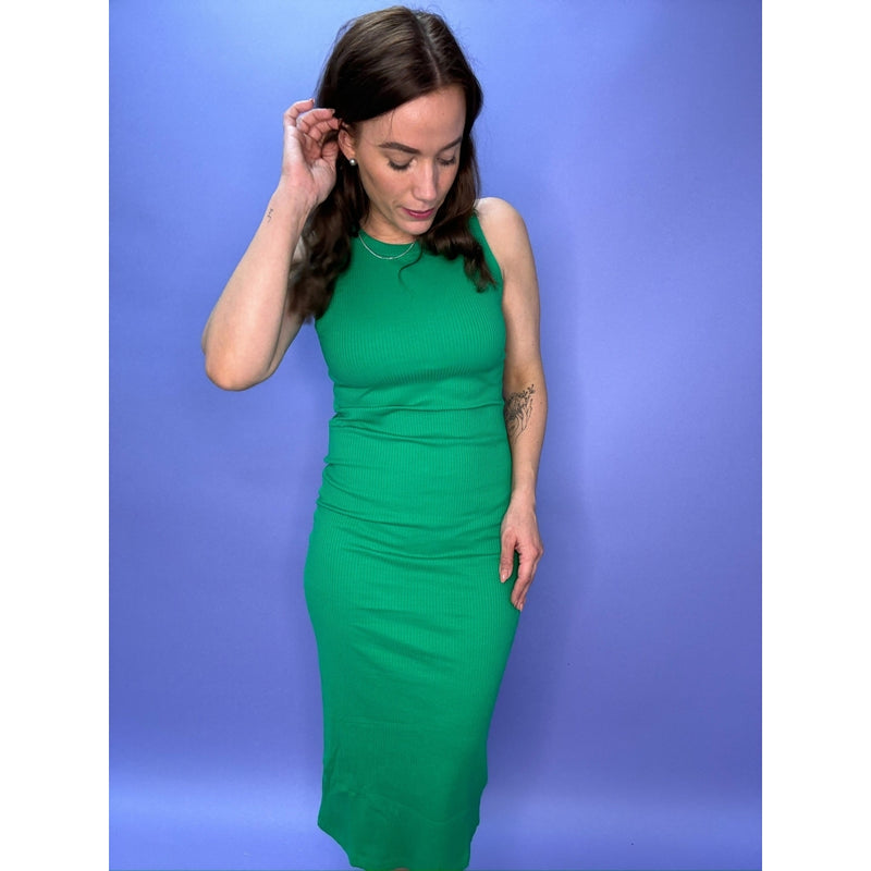 Vero Moda Vero Moda dame kjole VMLAVENDER Dress Bright Green