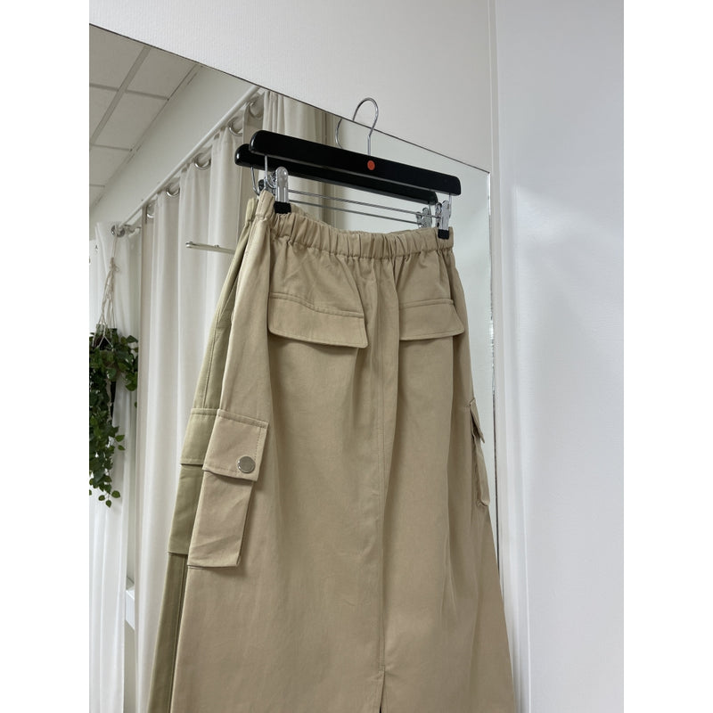 LULULIA Lululia Studio dame cargo nederdel Lula Skirt Beige