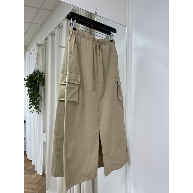 LULULIA Lululia Studio dame cargo nederdel Lula Skirt Beige