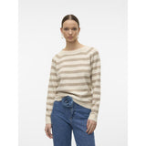 Vero Moda Vero Moda dame strik VMDOFFY Knit Birch W. SEPIA TINT