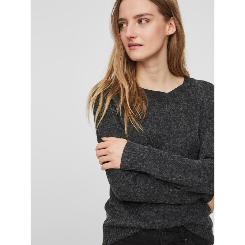 Vero Moda Vero Moda dame strik VMDOFFY Knit Black Melange