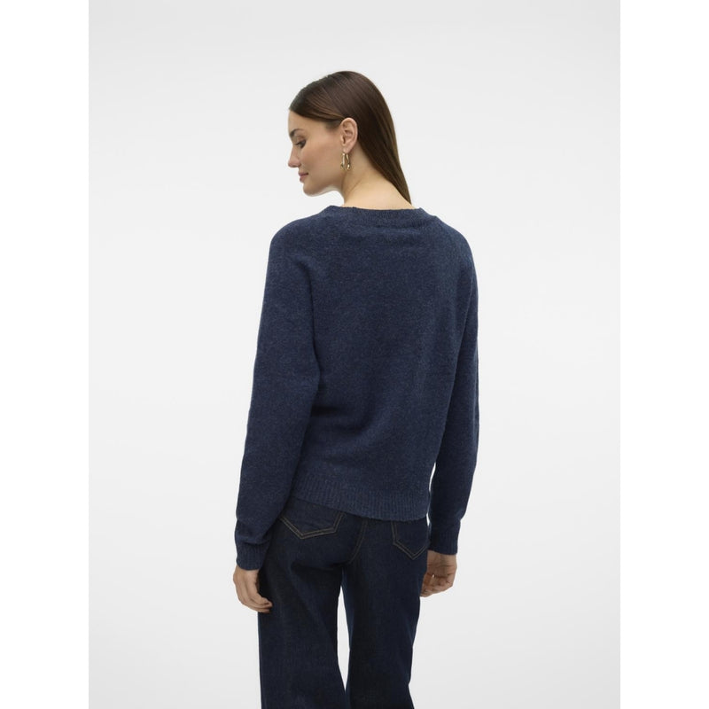 Vero Moda Vero Moda dame strik VMDOFFY Knit Navy blazer w. black melange