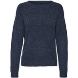 Vero Moda Vero Moda dame strik VMDOFFY Knit Navy blazer w. black melange