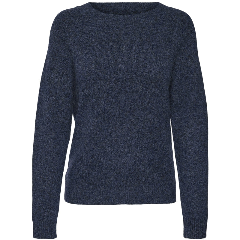 Vero Moda Vero Moda dame strik VMDOFFY Knit Navy blazer w. black melange