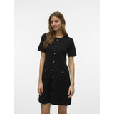 Vero Moda Vero Moda dame strik kjole VMJOHANNA Dress Black