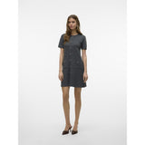 Vero Moda Vero Moda dame strik kjole VMJOHANNA Dress Medium grey melange