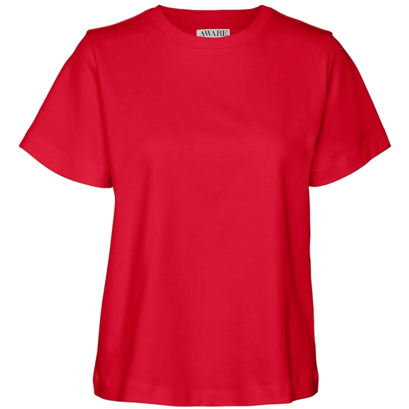 Vero Moda Vero Moda dame t-shirt AWNAIMA Swimwear Racing Red