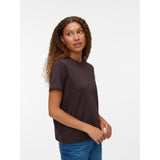 Vero Moda Vero Moda dame t-shirt AWNAIMA T-shirt Chocolate Torte