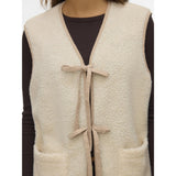 Vero Moda Vero Moda dame vest VMCLEO Vest Oatmeal