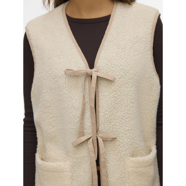 Vero Moda Vero Moda dame vest VMCLEO Vest Oatmeal