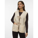 Vero Moda Vero Moda dame vest VMCLEO Vest Oatmeal