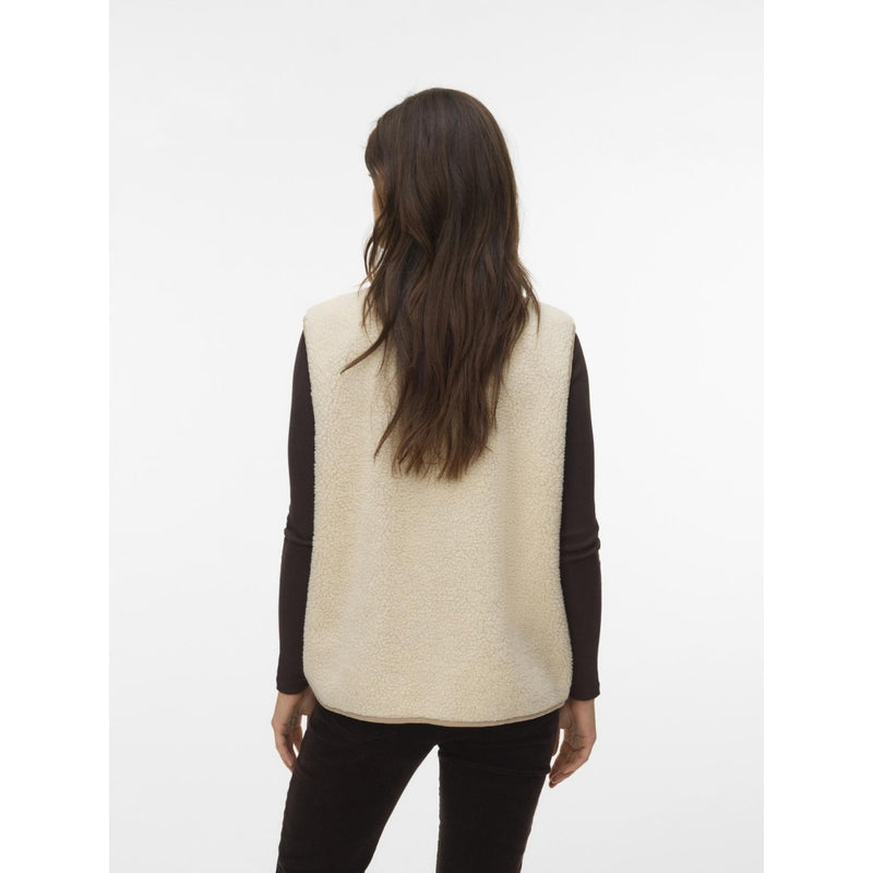 Vero Moda Vero Moda dame vest VMCLEO Vest Oatmeal