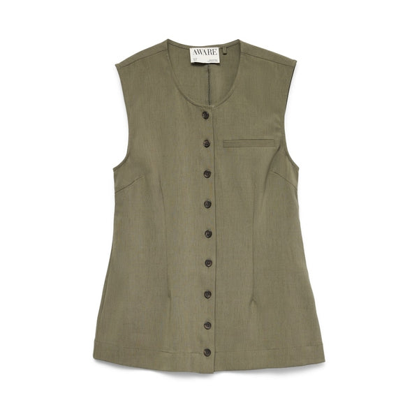 Vero Moda Vero moda aware dame vest AWURIA Vest Sea Turtle