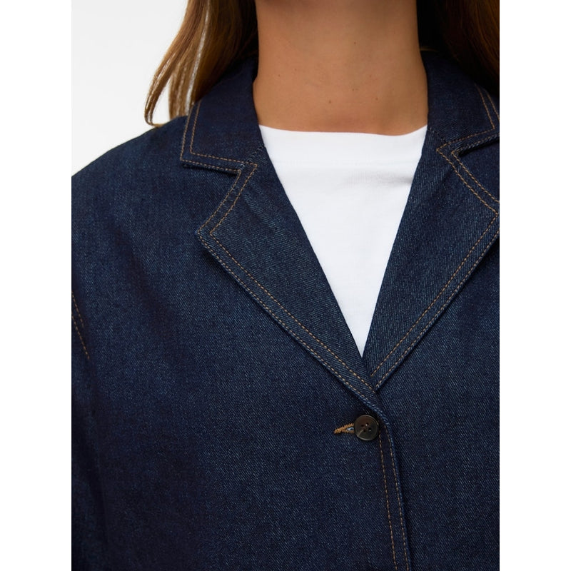 Vero Moda Vero moda dame blazer VMKANIKA Blazer Dark Blue Denim