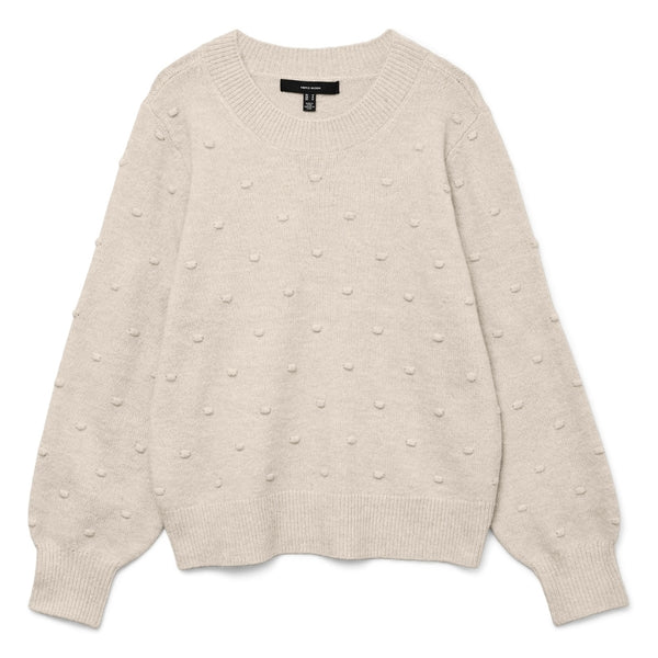 Vero Moda Vero moda dame strik VMFRANCESCA Knit Birch Melange