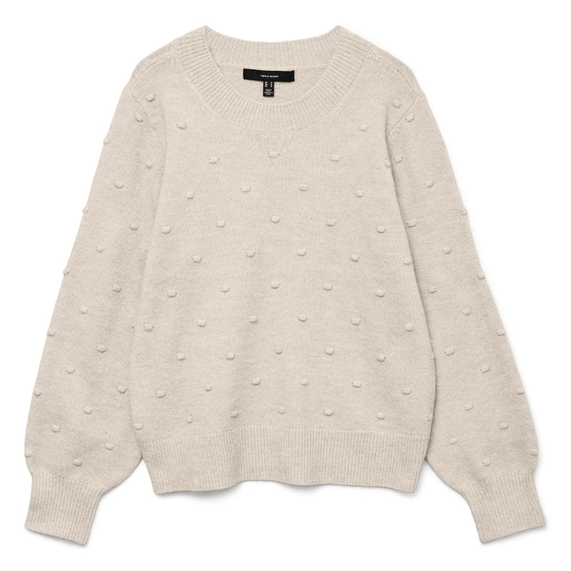 Vero Moda Vero moda dame strik VMFRANCESCA Knit Birch Melange