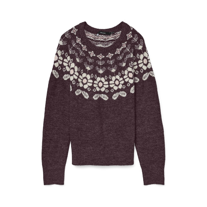 Vero Moda Vero moda dame strik VMSIMONE Knit Winetasting