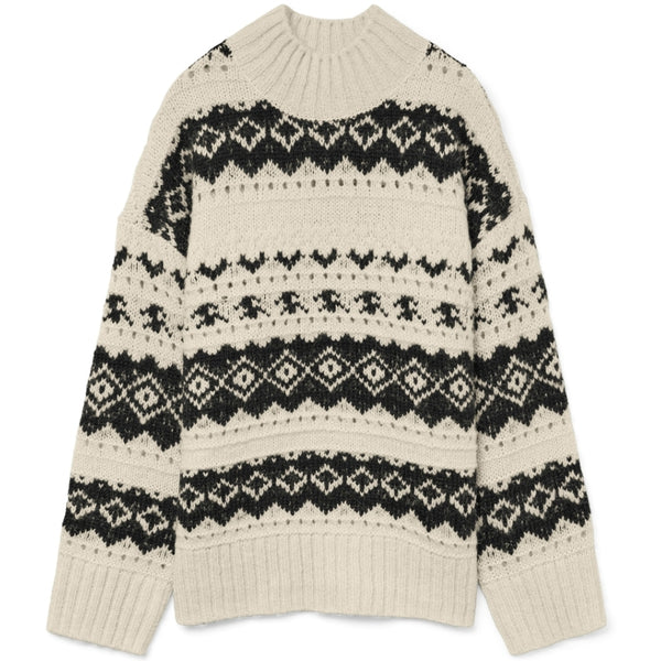 Vero Moda Vero moda dame strik trøje VMAMPLE Knit Birch BLACK