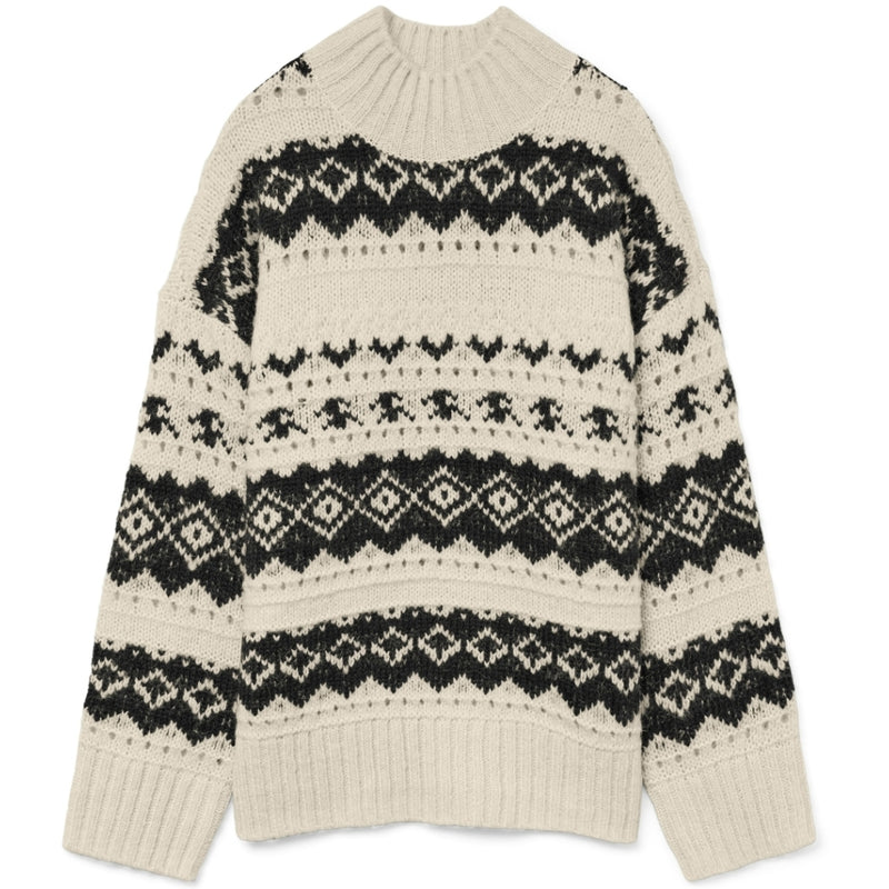 Vero Moda Vero moda dame strik trøje VMAMPLE Knit Birch BLACK