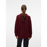 Vero Moda Vero moda dame strik trøje VMBANG Knit Syrah