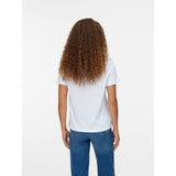 Vero Moda Vero moda dame t-shirt VMPAULINA T-shirt Bright White