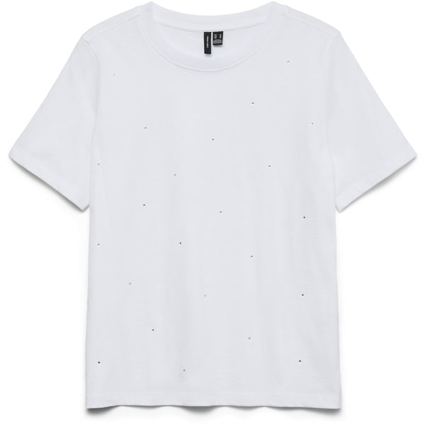 Vero Moda Vero moda dame t-shirt VMPAULINA T-shirt Bright White