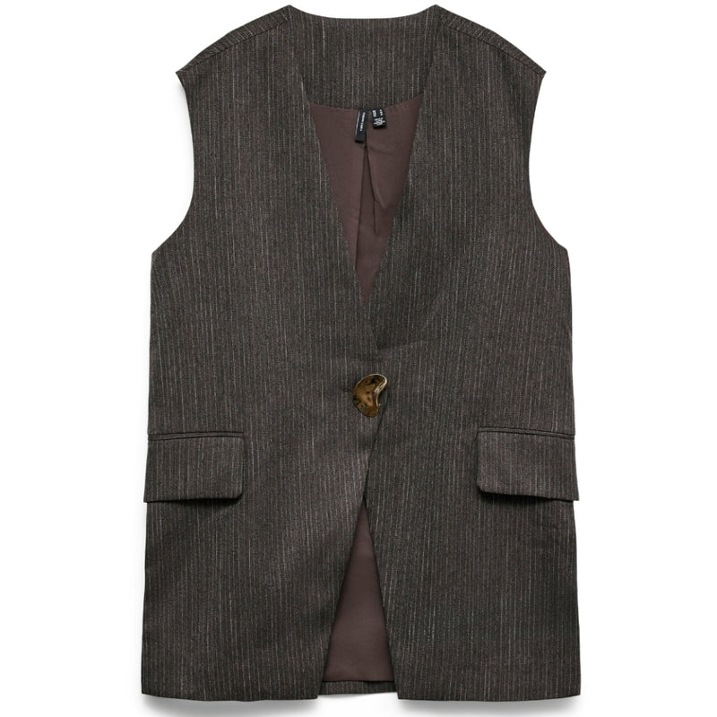 Vero Moda Vero moda dame vest VMKYLAN Vest Toffee